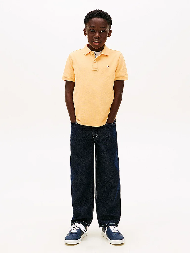 Tommy Hilfiger Jungen Poloshirt  orange   140 baby 3
